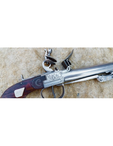 PISTOLET DE POCHE A BAÏONNETTE LANÇANTE.