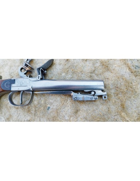 PISTOLET DE POCHE A BAÏONNETTE LANÇANTE.