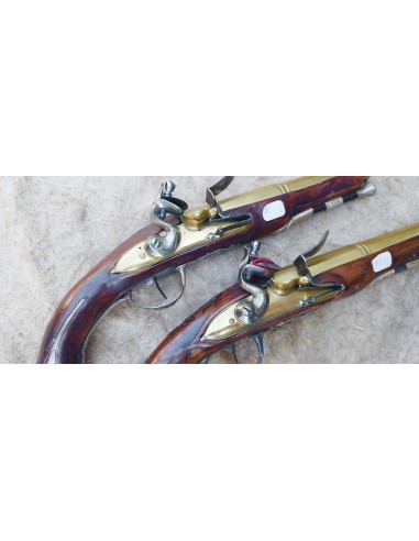 RARE PAIRE DE PISTOLETS D’OFFICIER DE...