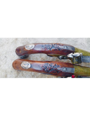 RARE PAIRE DE PISTOLETS D’OFFICIER DE...