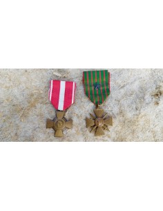 LOT DE MÉDAILLES « CROIX DE...