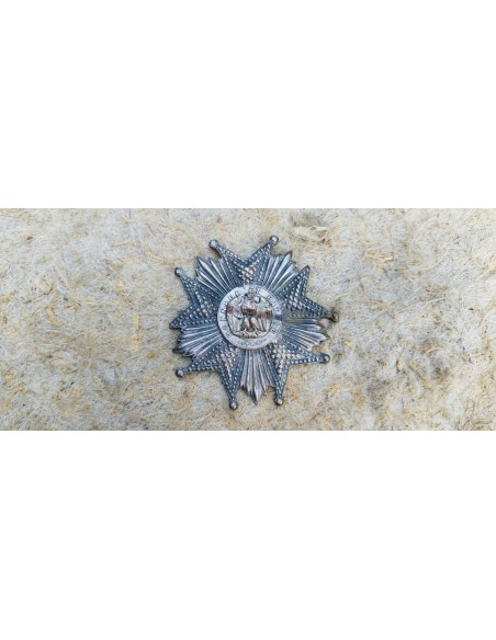PLAQUE DE GRAND OFFICIER DE LA LEGION D'HONNEUR SECOND EMPIRE.