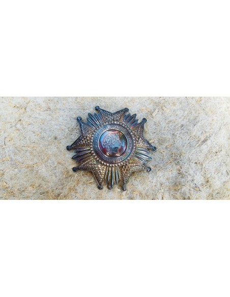 BELLE PLAQUE DE GRAND OFFICIER DE LA LEGION D'HONNEUR.